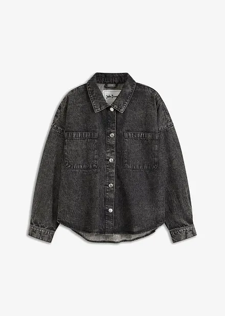 Surchemise oversize en jean 100% coton