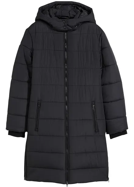 Doudoune longue à capuche amovible