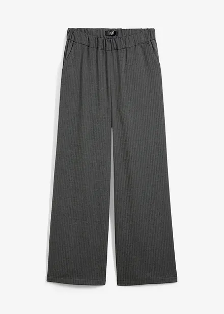 Pantalon palazzo &agrave; taille &eacute;lastiqu&eacute;e