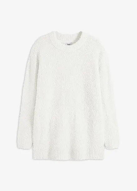 Pull oversize en maille bouclette