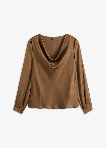 Blouse en satin fin