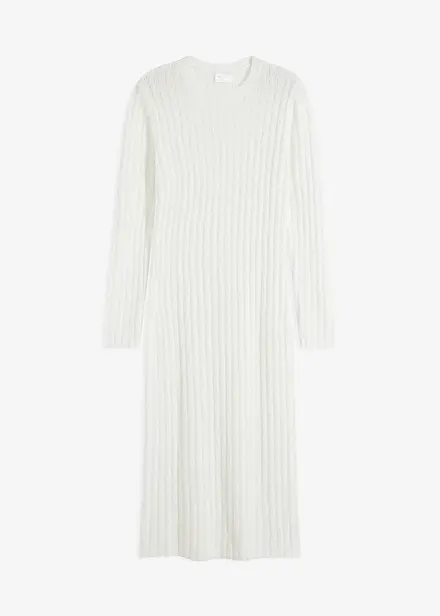 Robe en maille côtelée