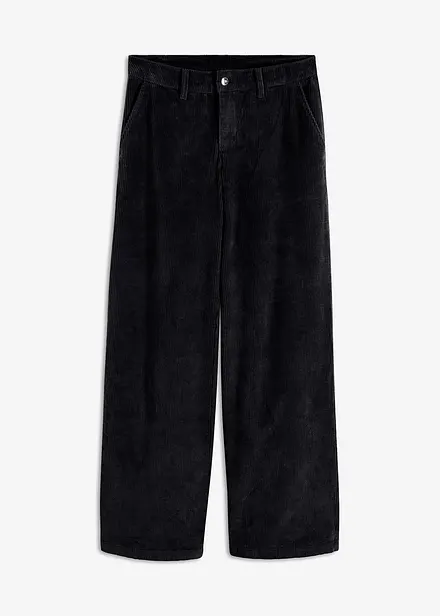 Pantalon large en velours côtelé