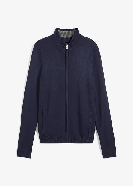 Gilet zippé en fine maille