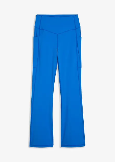 Legging de sport confortable avec poche pour portable, évasé