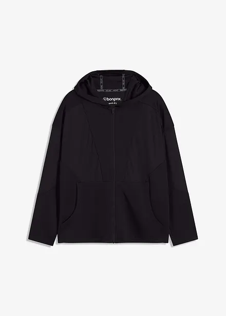 Veste de sport avec mesh transparent, oversize