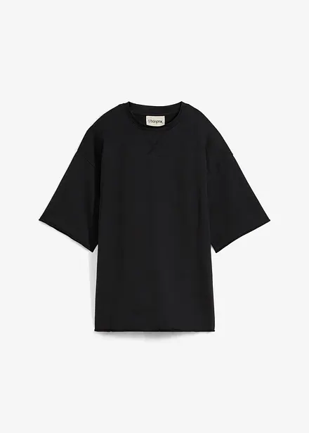 T-shirt long en molleton 100% coton