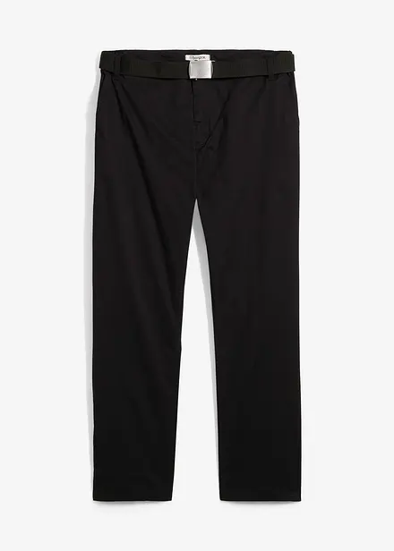 Pantalon chino regular avec ceinture élastiquée, droit