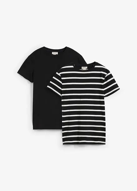 Lot de 2 T-shirts 100% coton