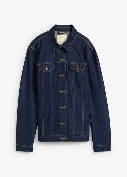 Veste en jean cintr&eacute;e