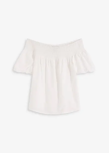 Blouse encolure Bardot