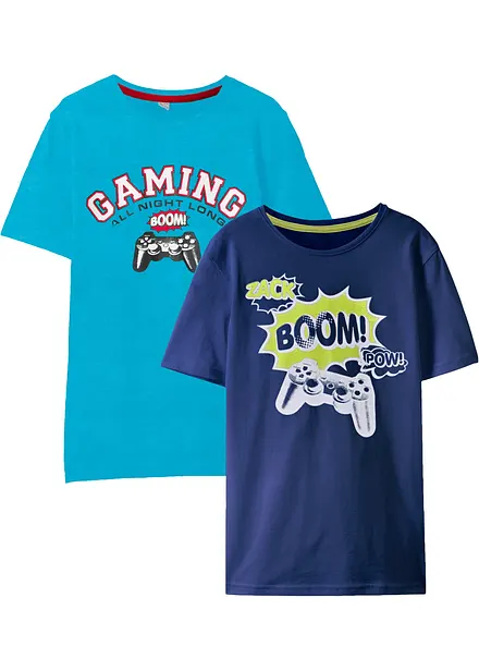 Lot de 2 t-shirts 100% coton
