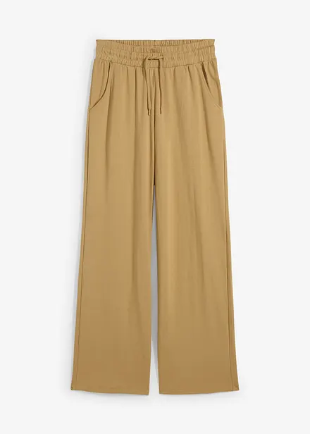 Pantalon en jersey interlock