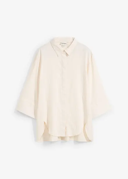 Chemisier en lin mélangé frais et respirant
