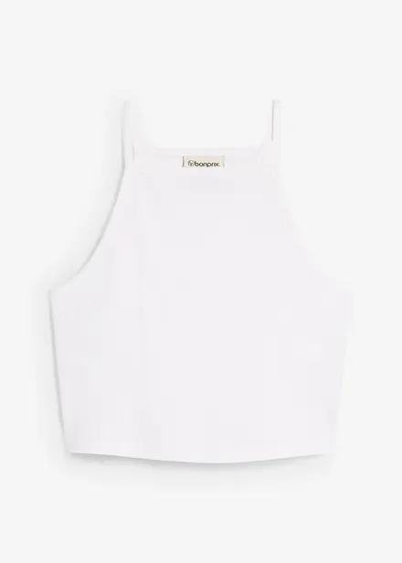 Top côtelé 100% coton