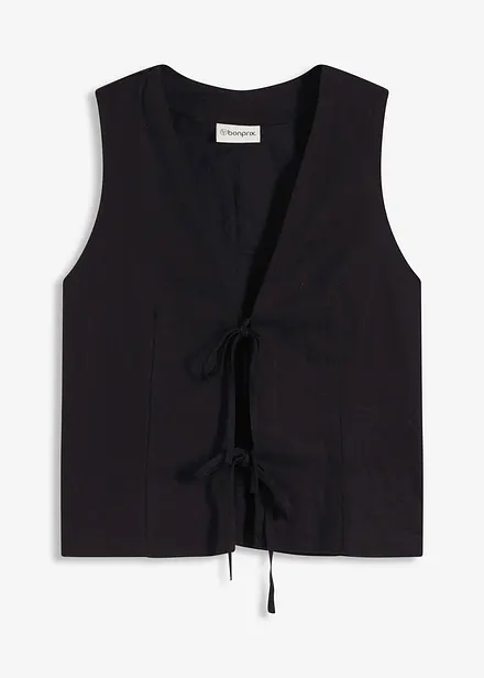 Gilet sans manches à nouettes