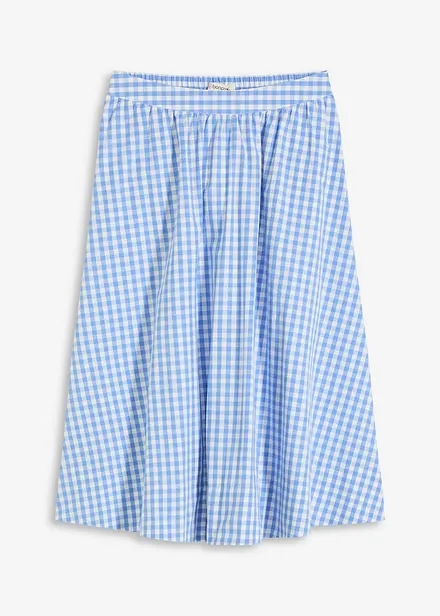 Jupe midi 100% coton