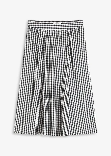 Jupe midi 100% coton