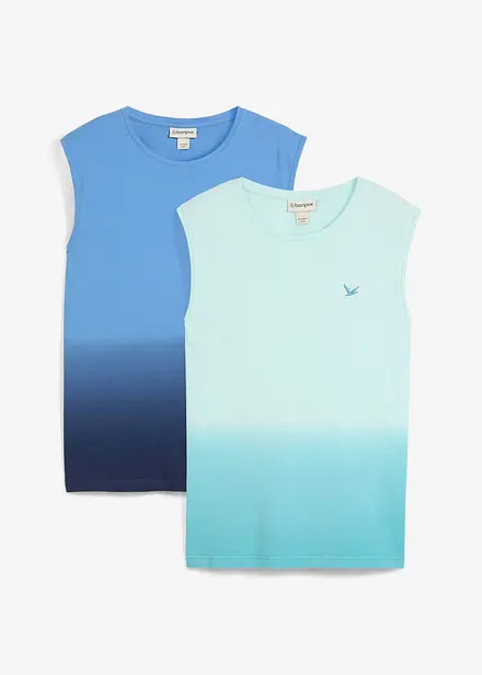 Lot de 2 marcels 100% coton