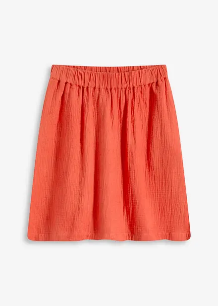 Jupe de plage en gaze de coton