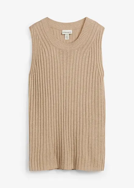 Top en maille de viscose mélangée