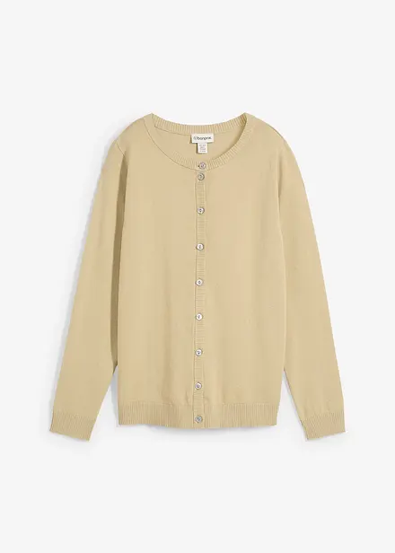 Gilet en maille, col rond