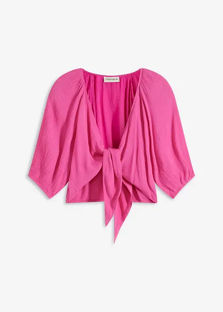 Blouse fluide en jersey viscose