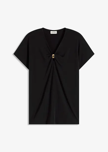 T-shirt avec anneau décoratif