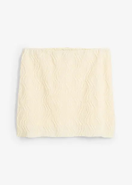 Mini-jupe texturée