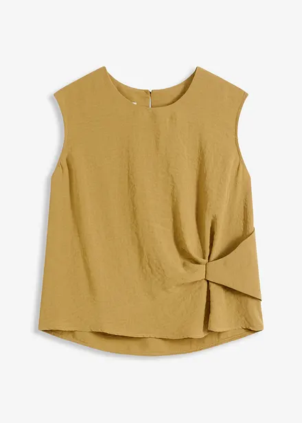 Blouse sans manches nouée sur le côté