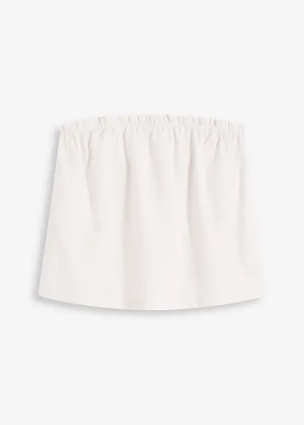 Top en lin majoritaire