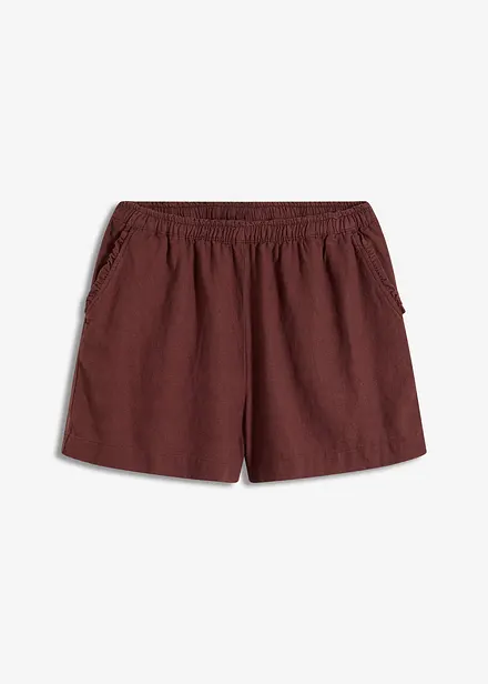 Short en lin mélangé