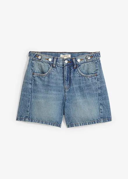 Short en jean taille mi-haute, peu extensible