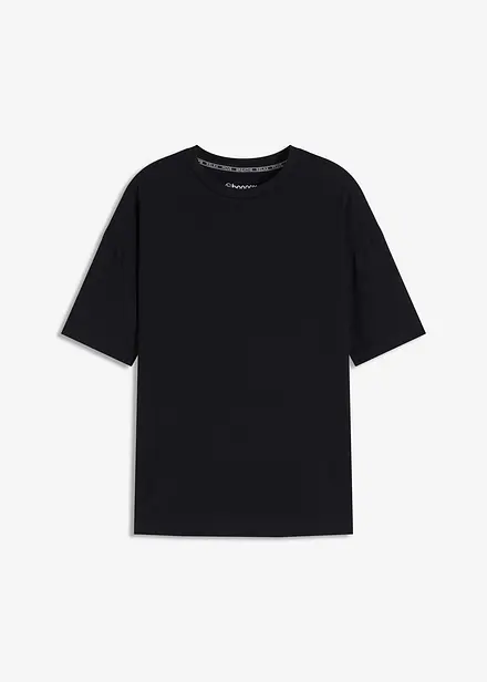 T-shirt de sport oversize avec coton, séchage rapide