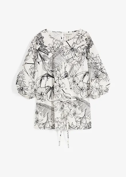 Blouse à manches courtes 100% coton