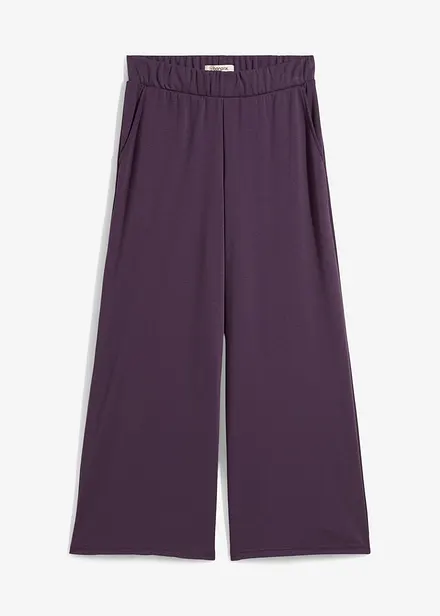 Pantalon en jersey à taille élastiquée