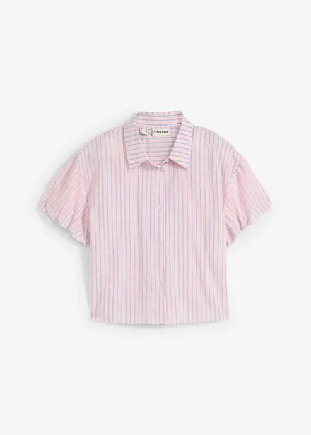 Blouse à manches courtes 100% coton