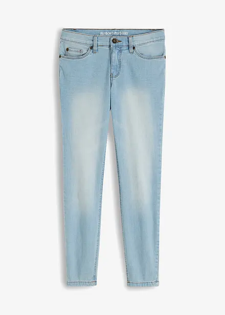 Jean skinny, taille mi-haute, raccourci