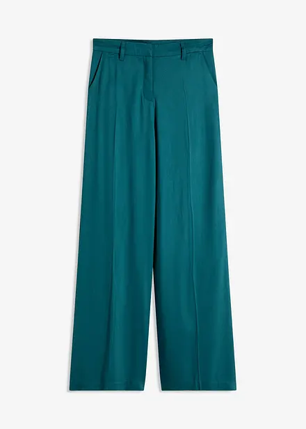 Pantalon de tailleur en viscose fluide