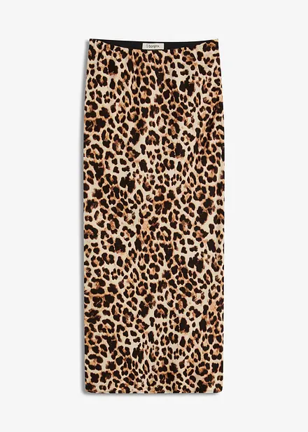 Jupe midi en viscose fluide