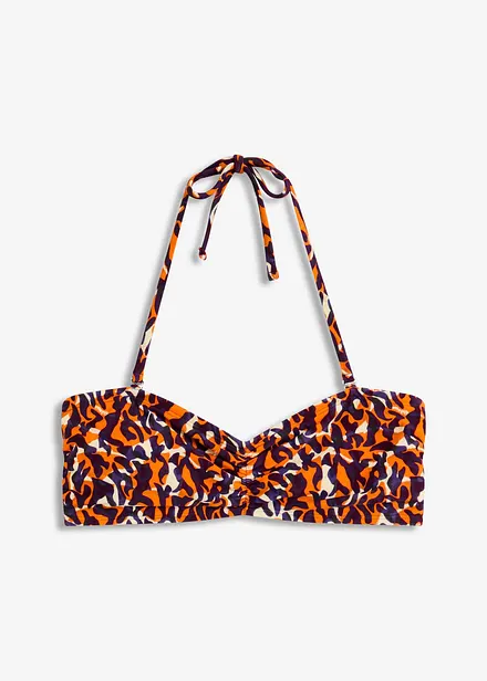 Haut de bikini bandeau à bretelles amovibles