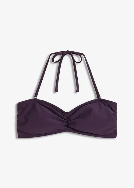 Haut de bikini bandeau à bretelles amovibles