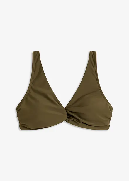 Haut de bikini brassière à détail torsadé