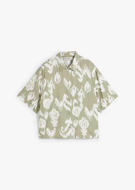 Chemisier en viscose avec imprimé ethnique