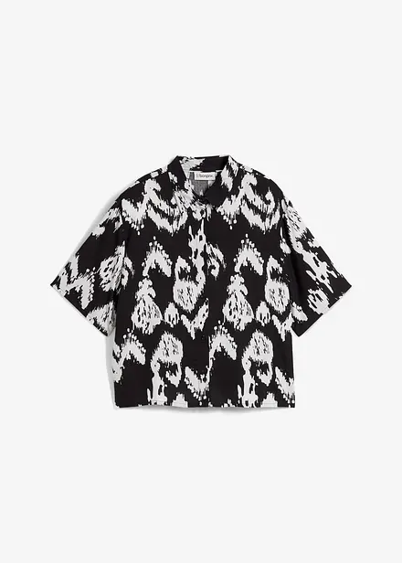 Chemisier en viscose avec imprimé ethnique
