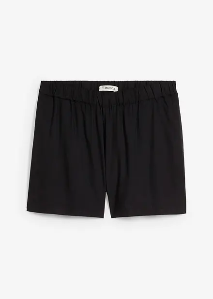 Short à taille élastiquée en viscose