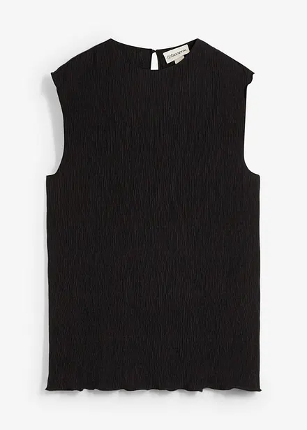 Top en crépon texturé