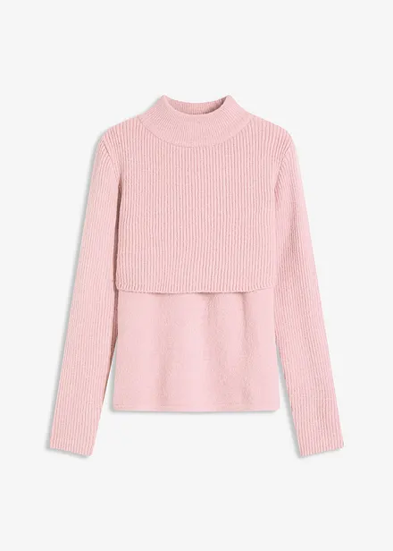 Pull à effet superposé