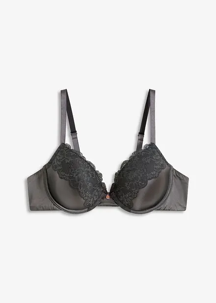 Soutien-gorge à coques satin et dentelle