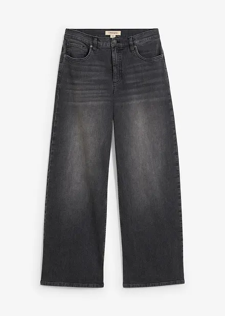 Jean large taille haute